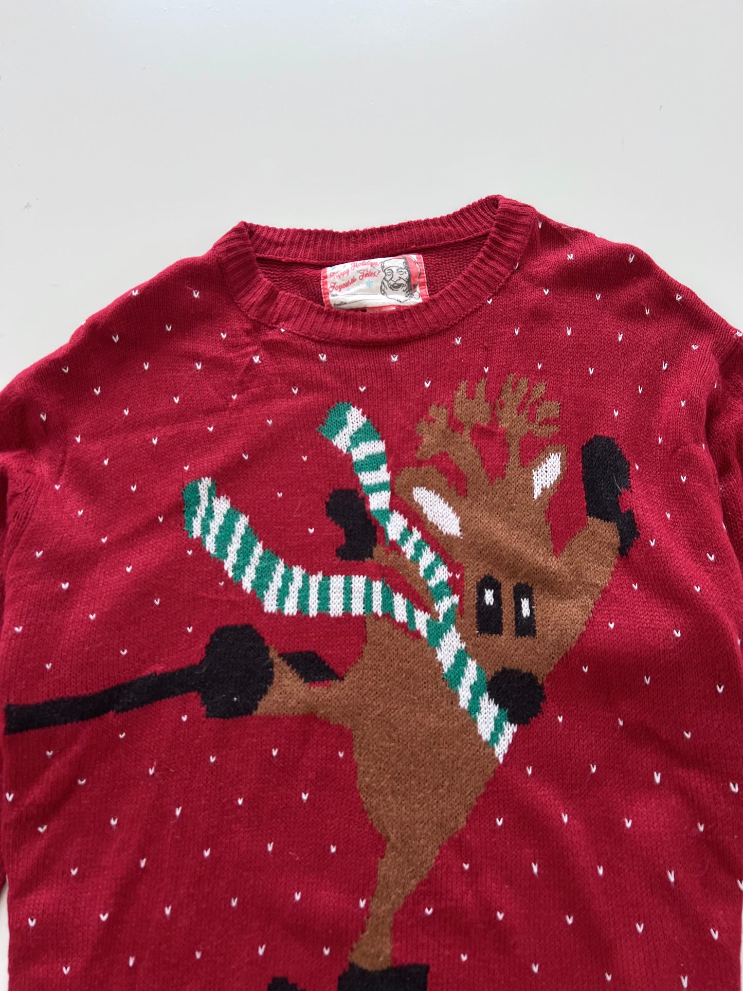 Happy Holidays Christmas Sweater-Bust 46