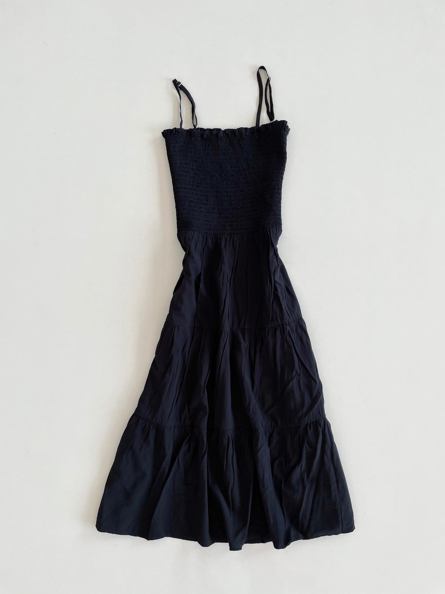 Black Smocked Dress-Bust 32 to 34