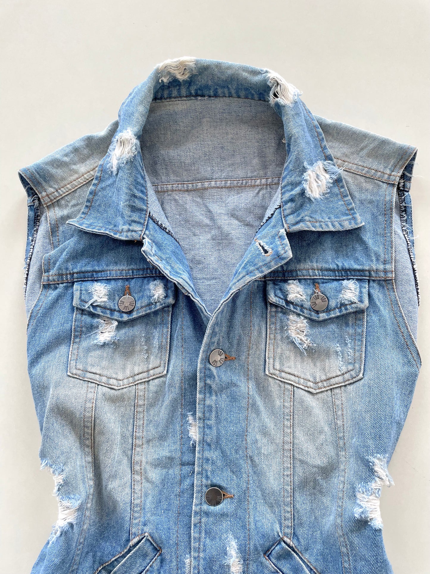 Denim Vest-Chest 40