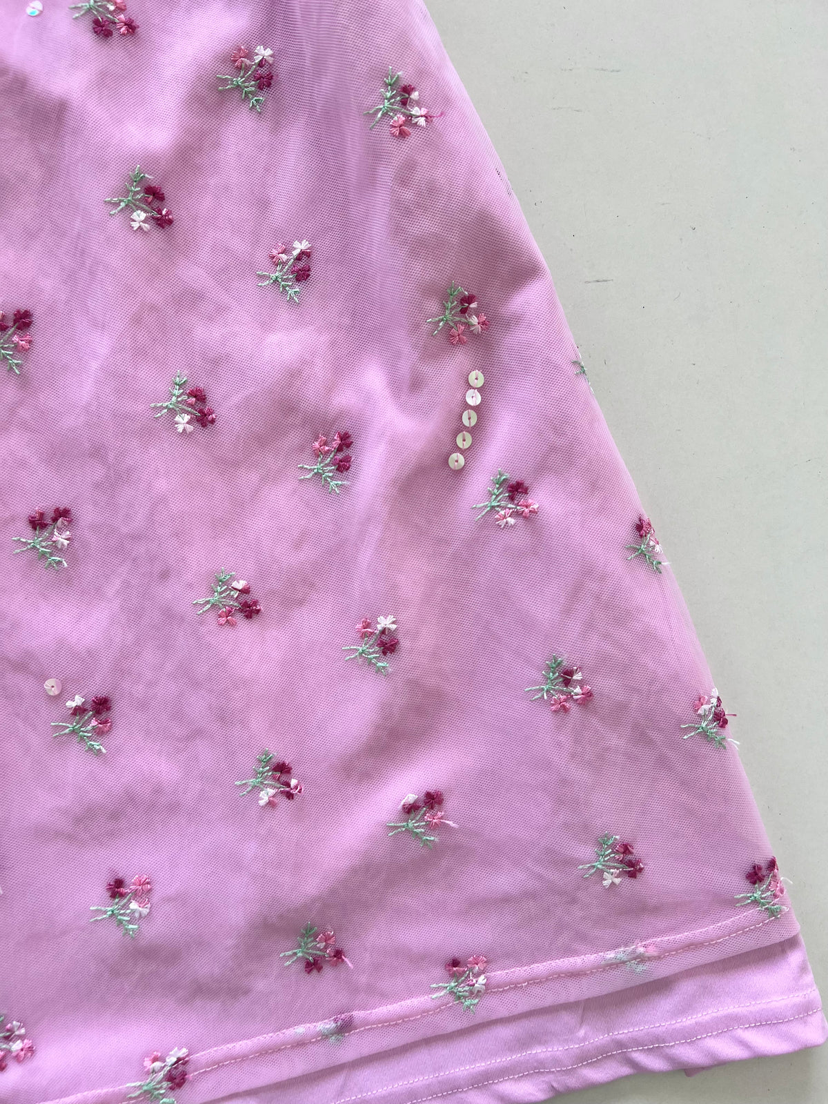 Edc Vintage Embroidered Dress-Bust 38