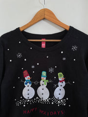 Embroidered Christmas Sweater-Bust 48