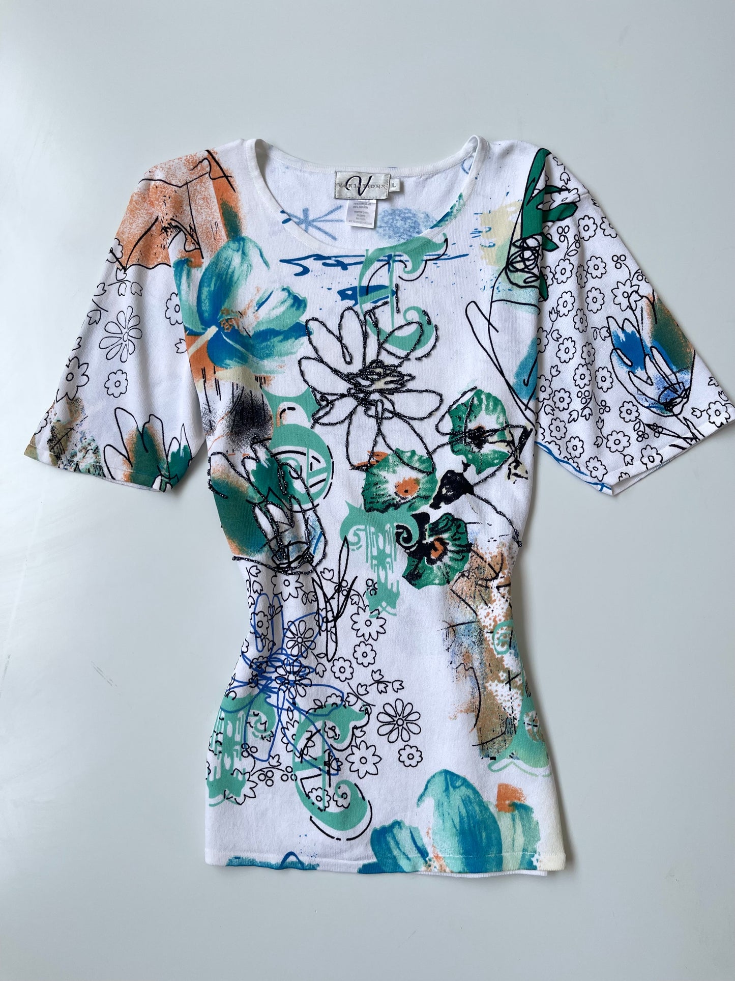 Variations Embroidered Vintage Top-Bust 40 to 42