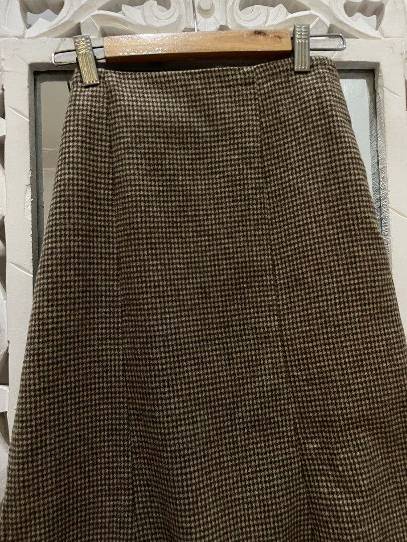 Vintage Warm Wool Skirt-Waist 26