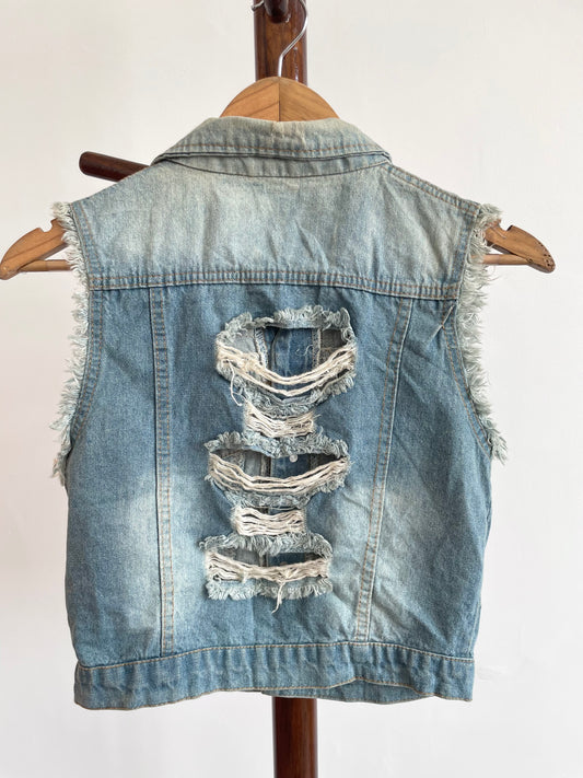 Denim Vest-Chest 32