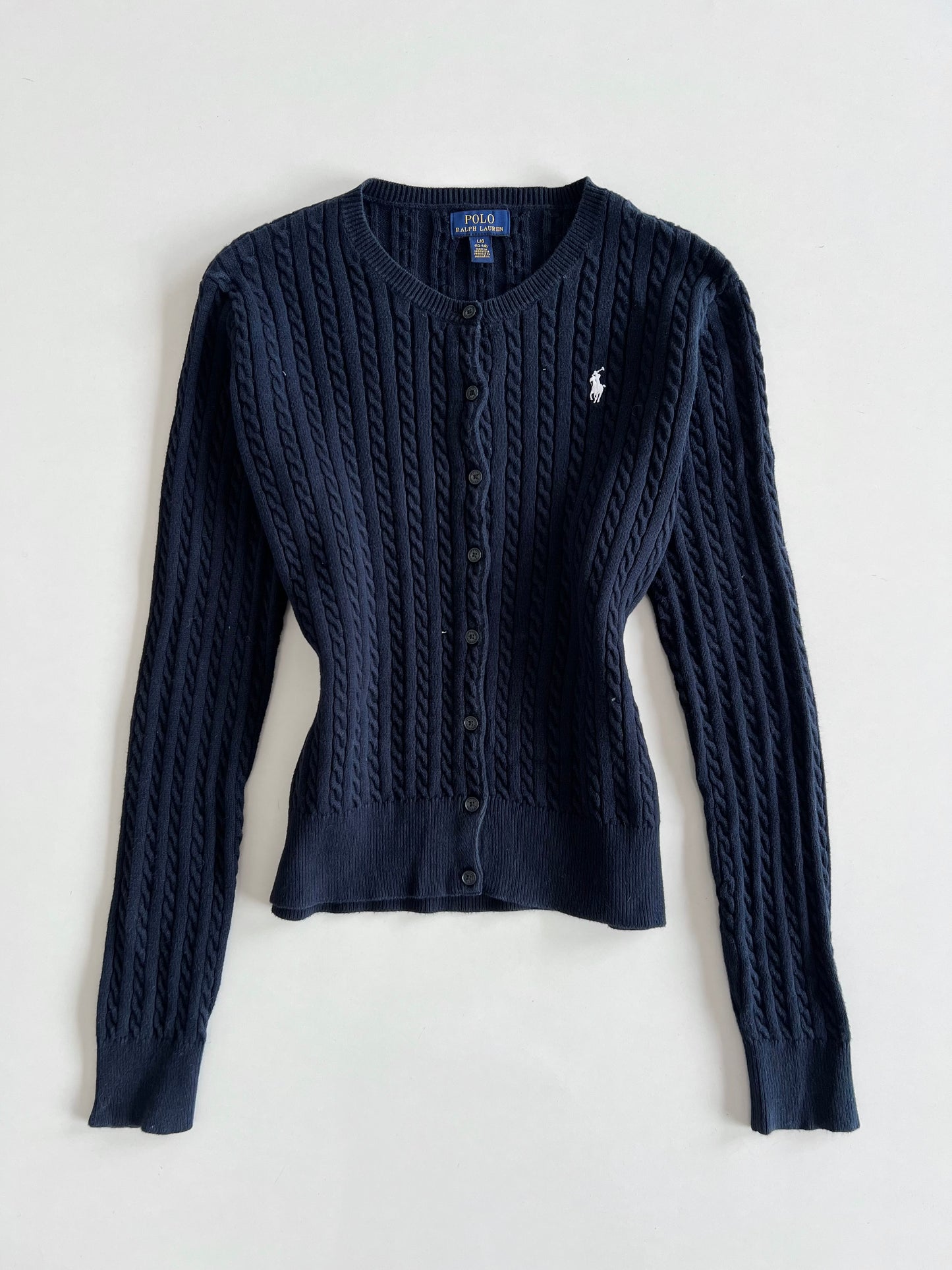 Ralph Lauren 100%Cotton Vintage Cardigan-Bust 38 to 40
