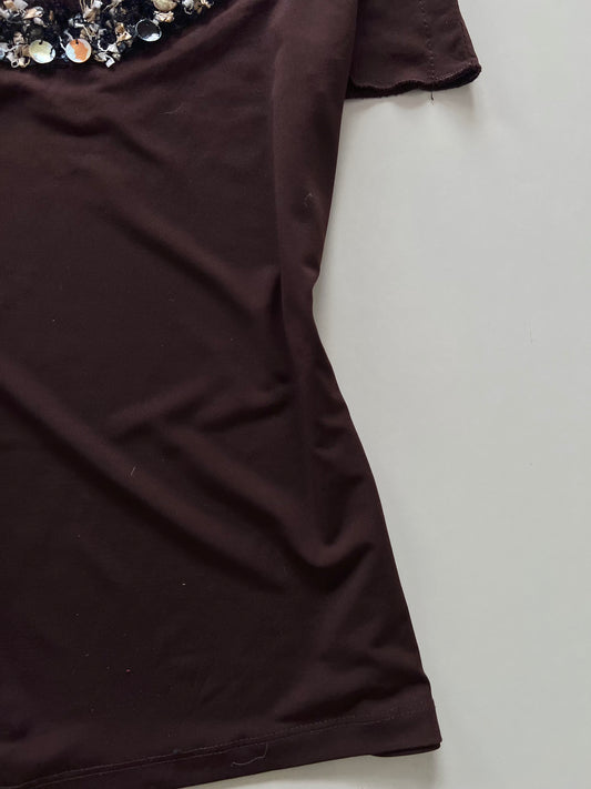 Y2k Embroidered Top-Bust 42
