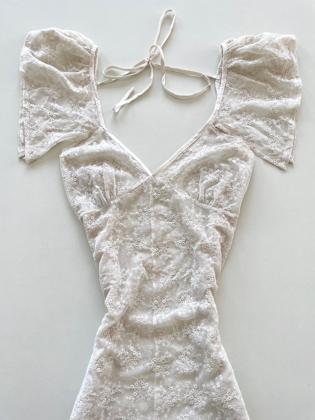 Lace Sheer Dress-Bust 46 to 48