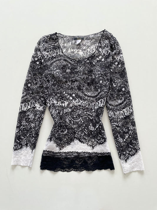 Talco Sheer Vintage Top-Bust 38