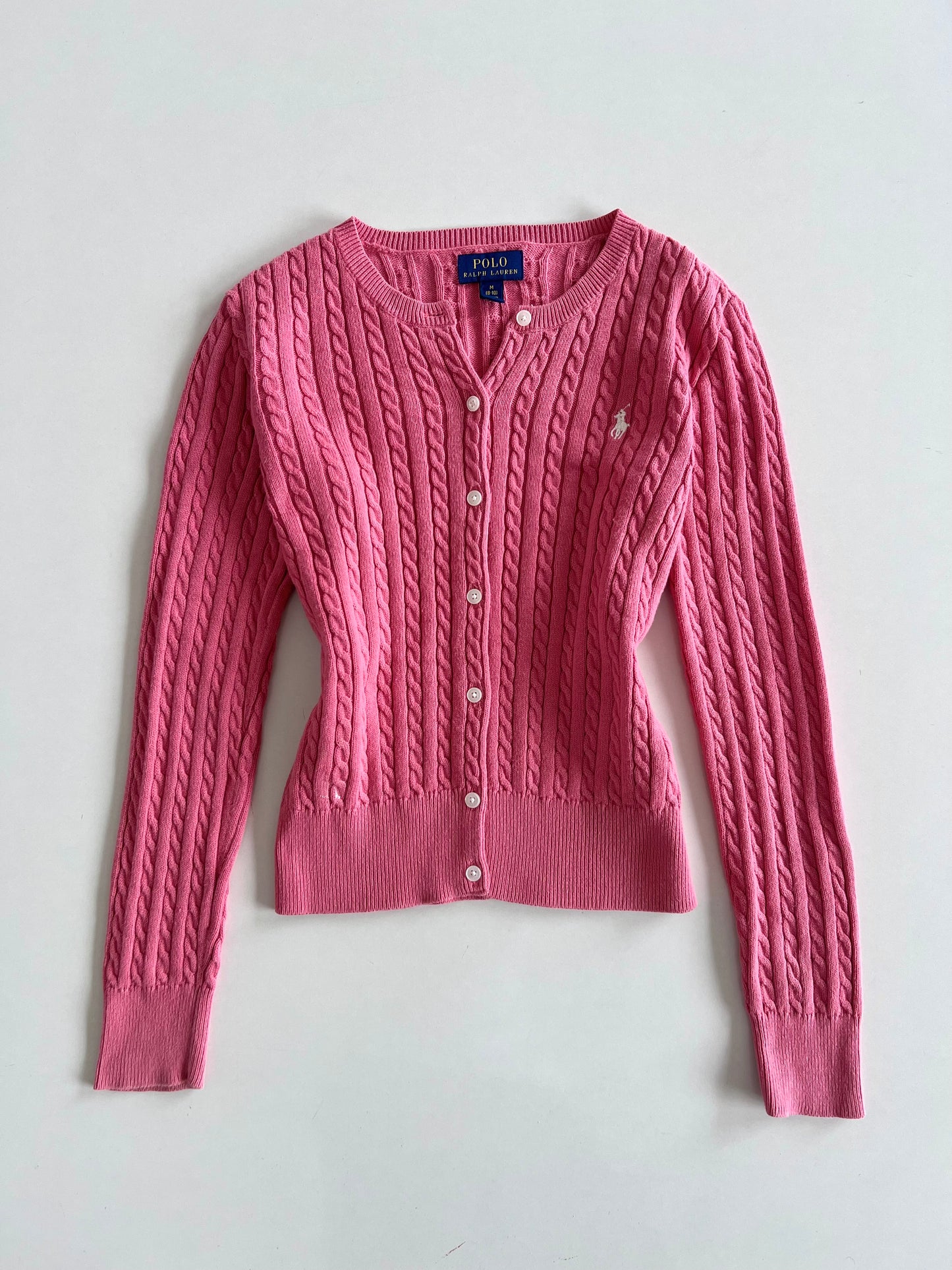 Ralph Lauren 100%Cotton Vintage Cardigan-Bust 36