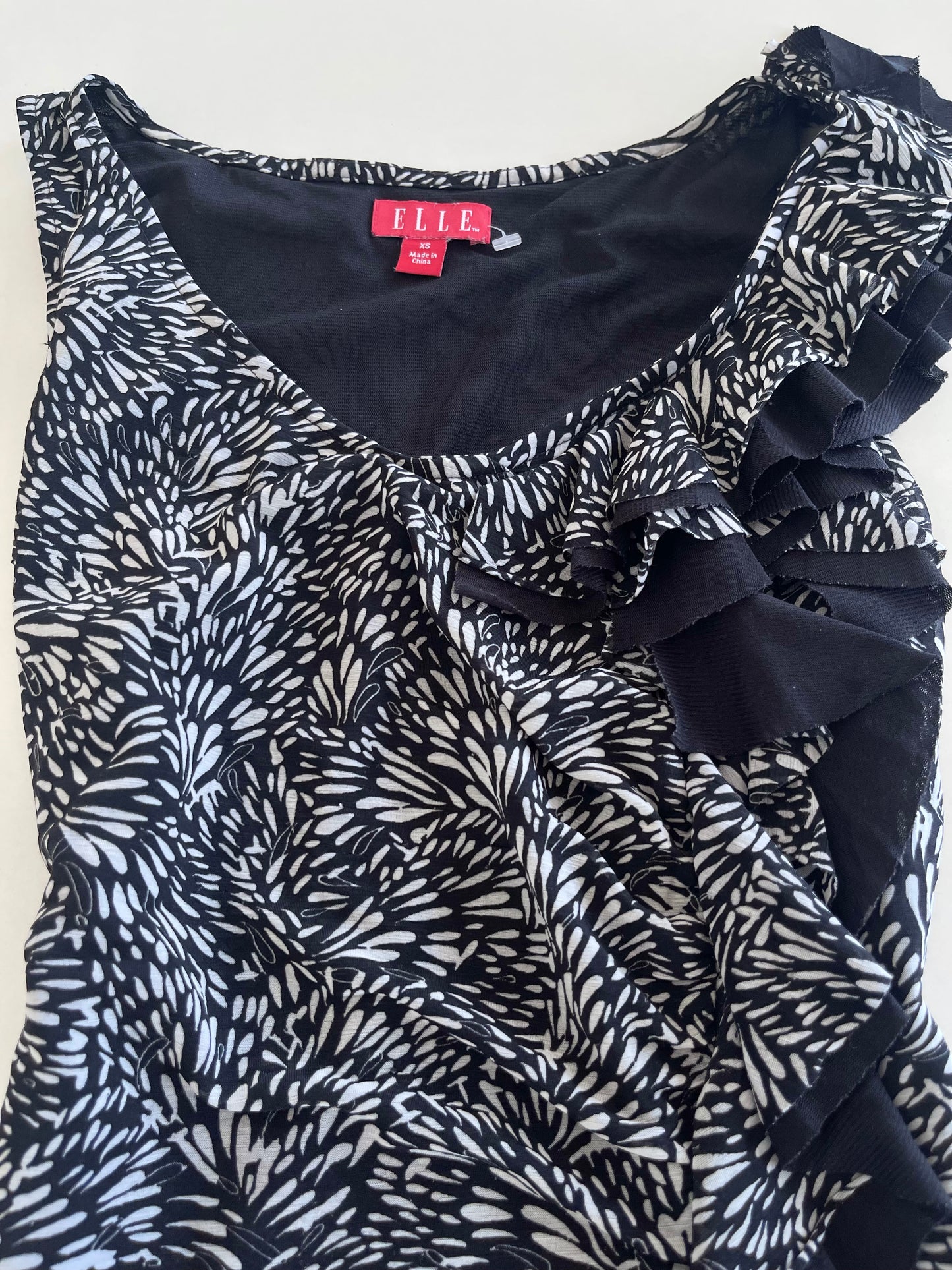 Elle Ruffle Vintage Top-Bust 34 to 36