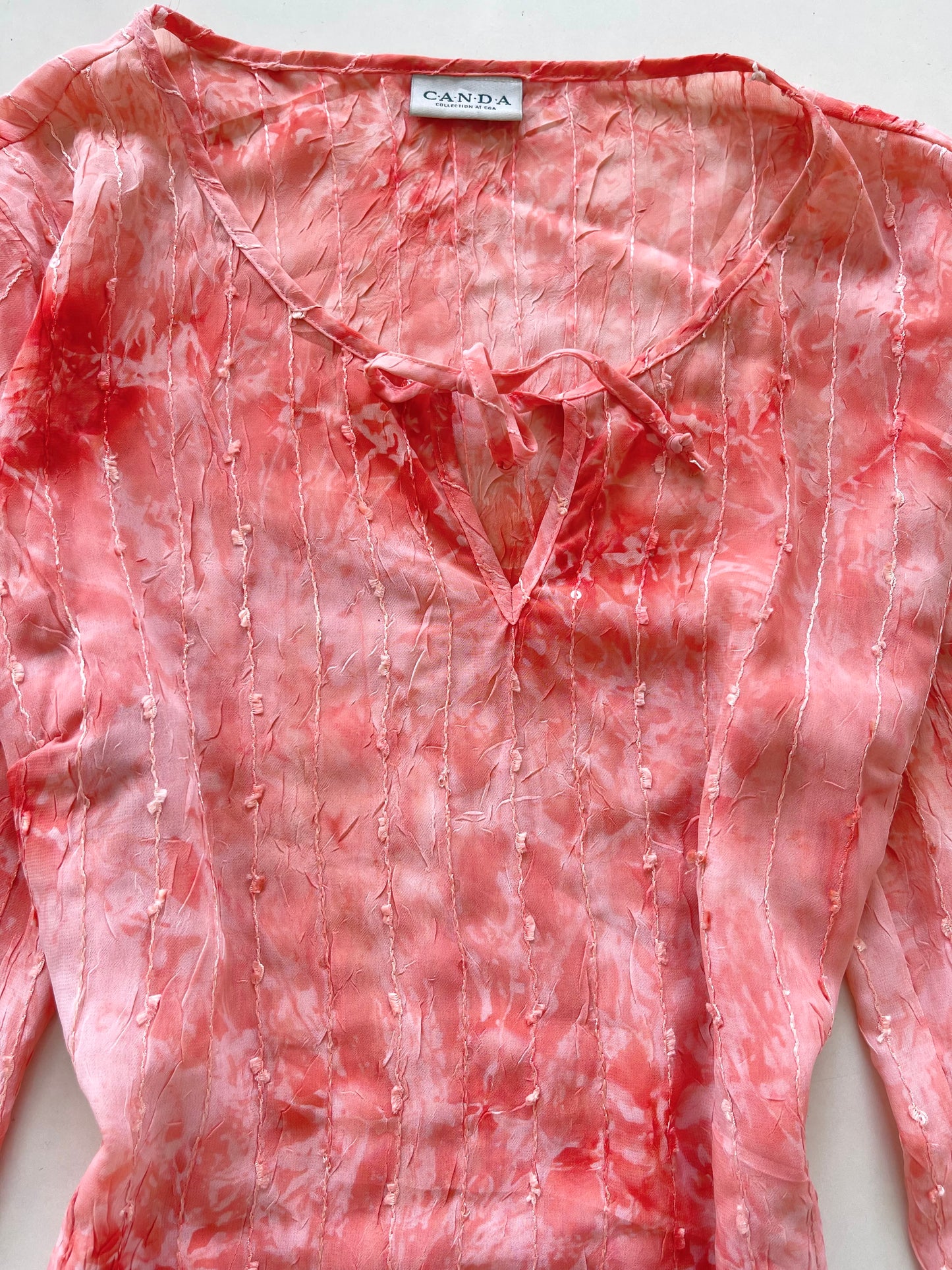 Canda Sequin Sheer Top-Bust 46