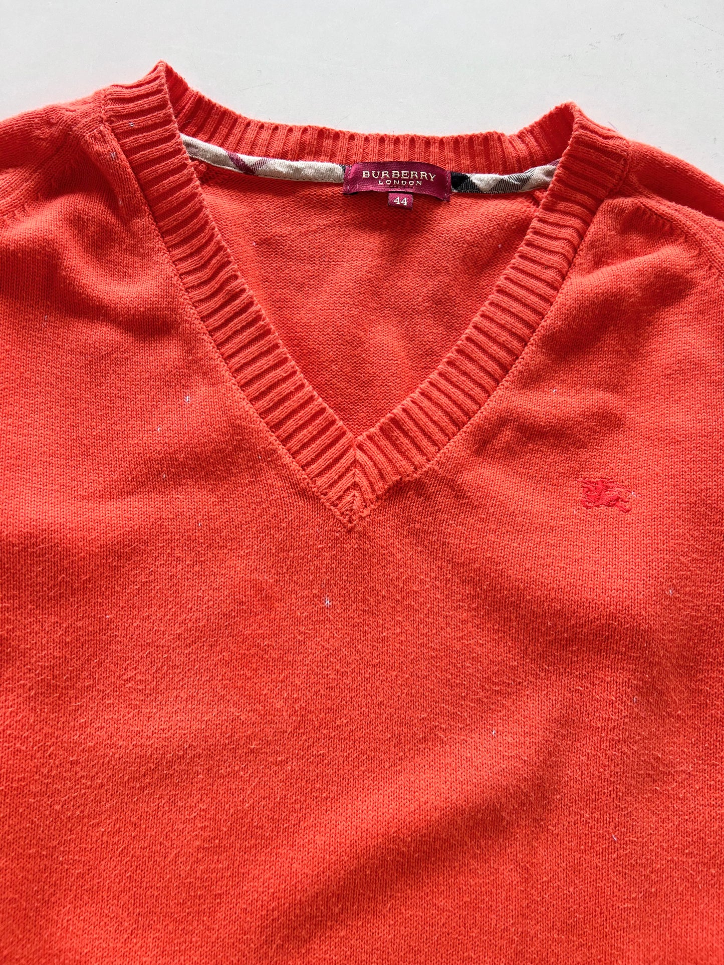 Burberry 100% Cotton Vintage Sweater-Bust 38