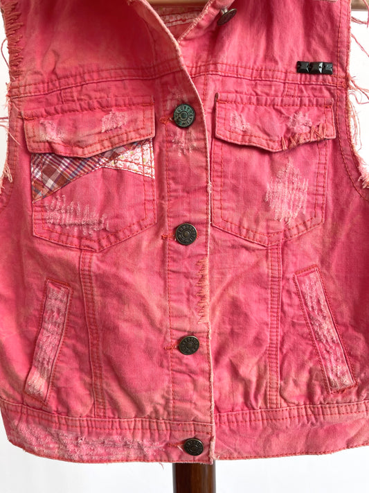 Denim Vest-Bust 30
