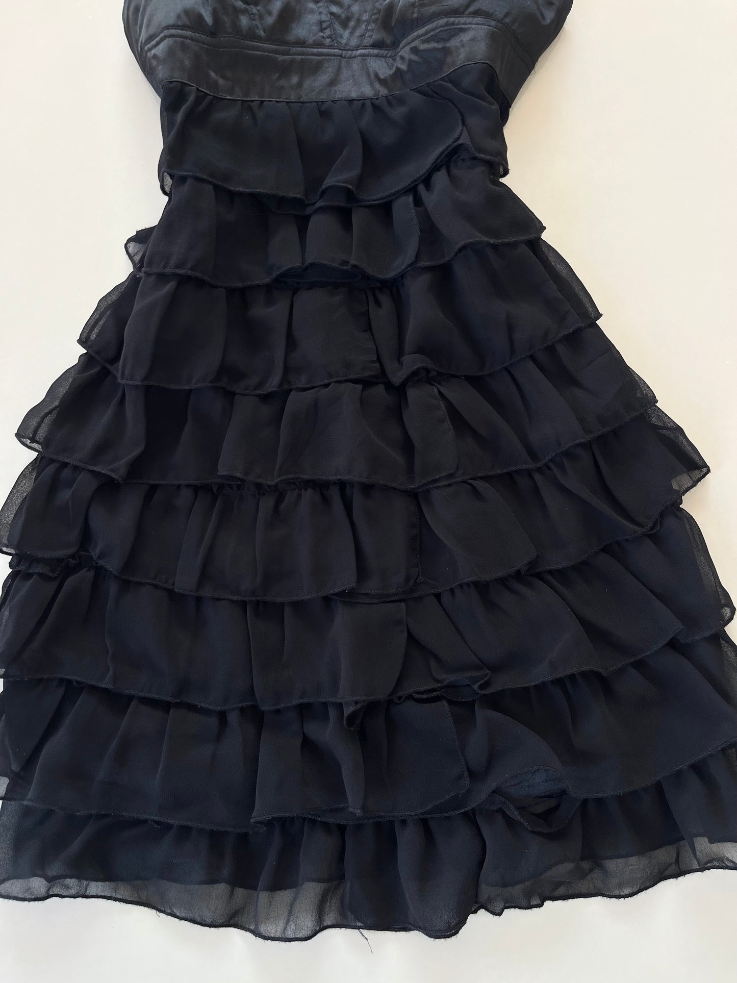 Ruffle Vintage Dress-Bust 30