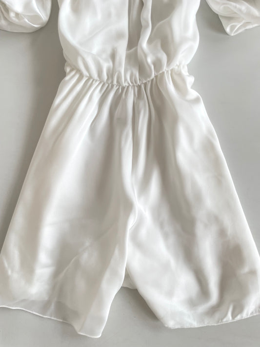 Pearl White Romper-Bust 32 to 34