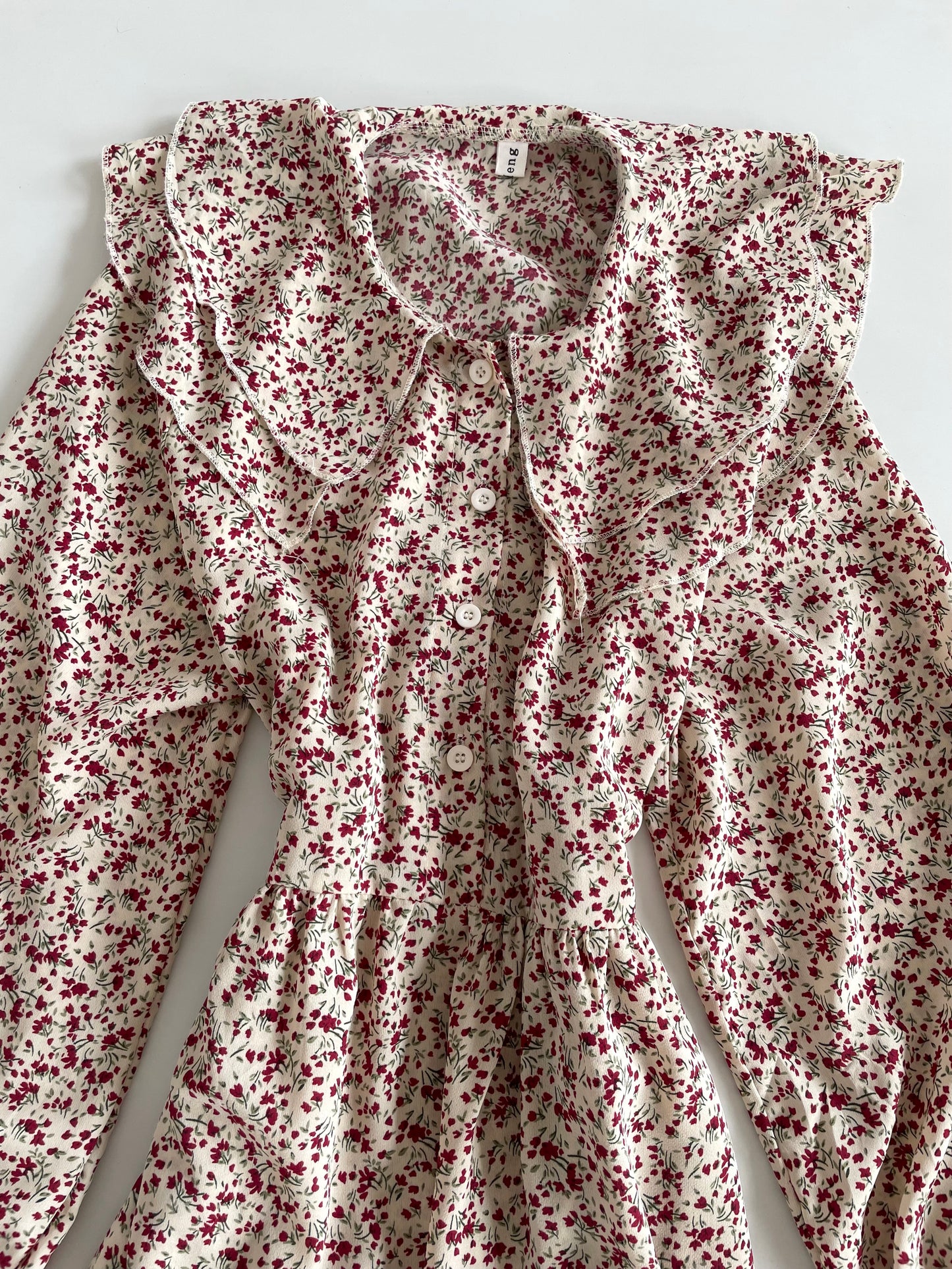 Vintage Big Collar Dress-Bust 40