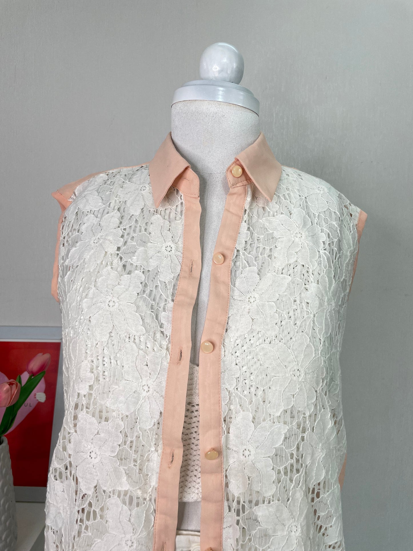 Sheer Shirt-Chest 34