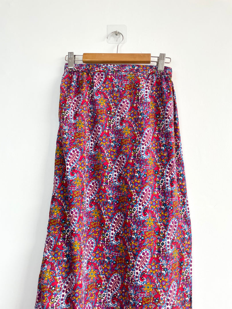 Paisley Vintage Skirt-Waist 28 to 30