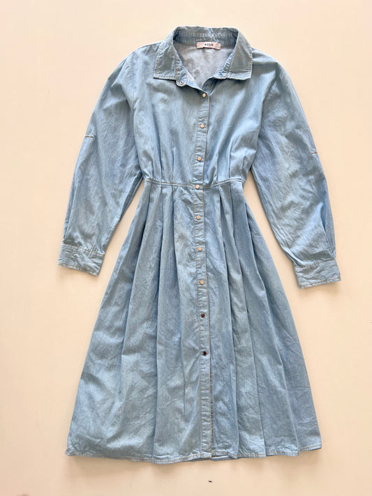 4 CUS Denim Dress-Bust 38