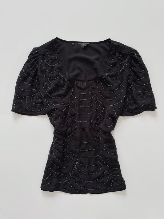 Guess Vintage Embroidered Top-Bust 40