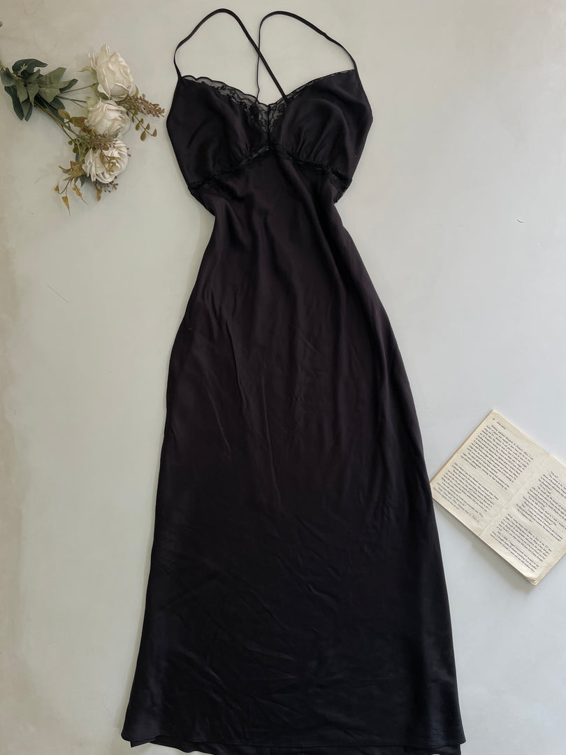 Satin Slip Dress-Bust 42