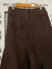 Vintage Suede Skirt-Waist 26