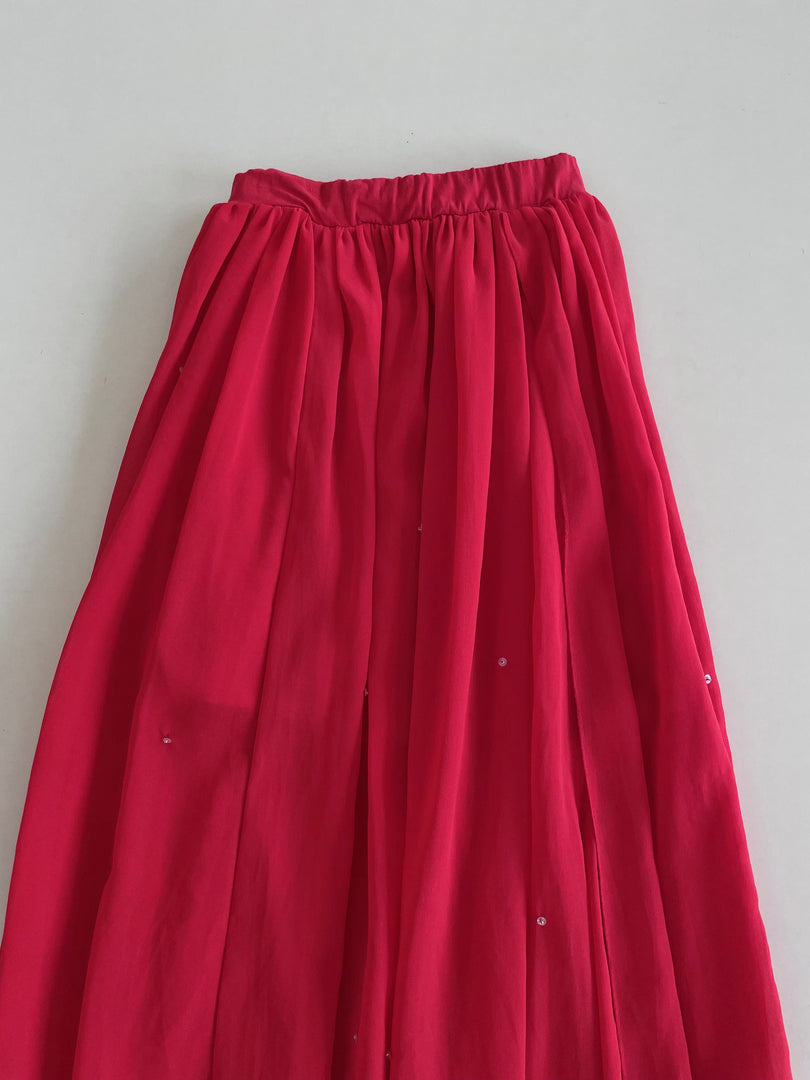 Red Prairie Skirt-24 to 28