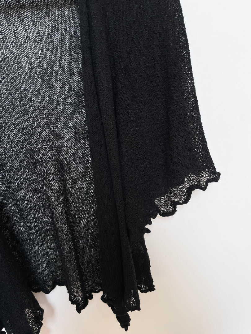 Elizabeth Scott Sheer Crochet Top-Bust 38 to 42