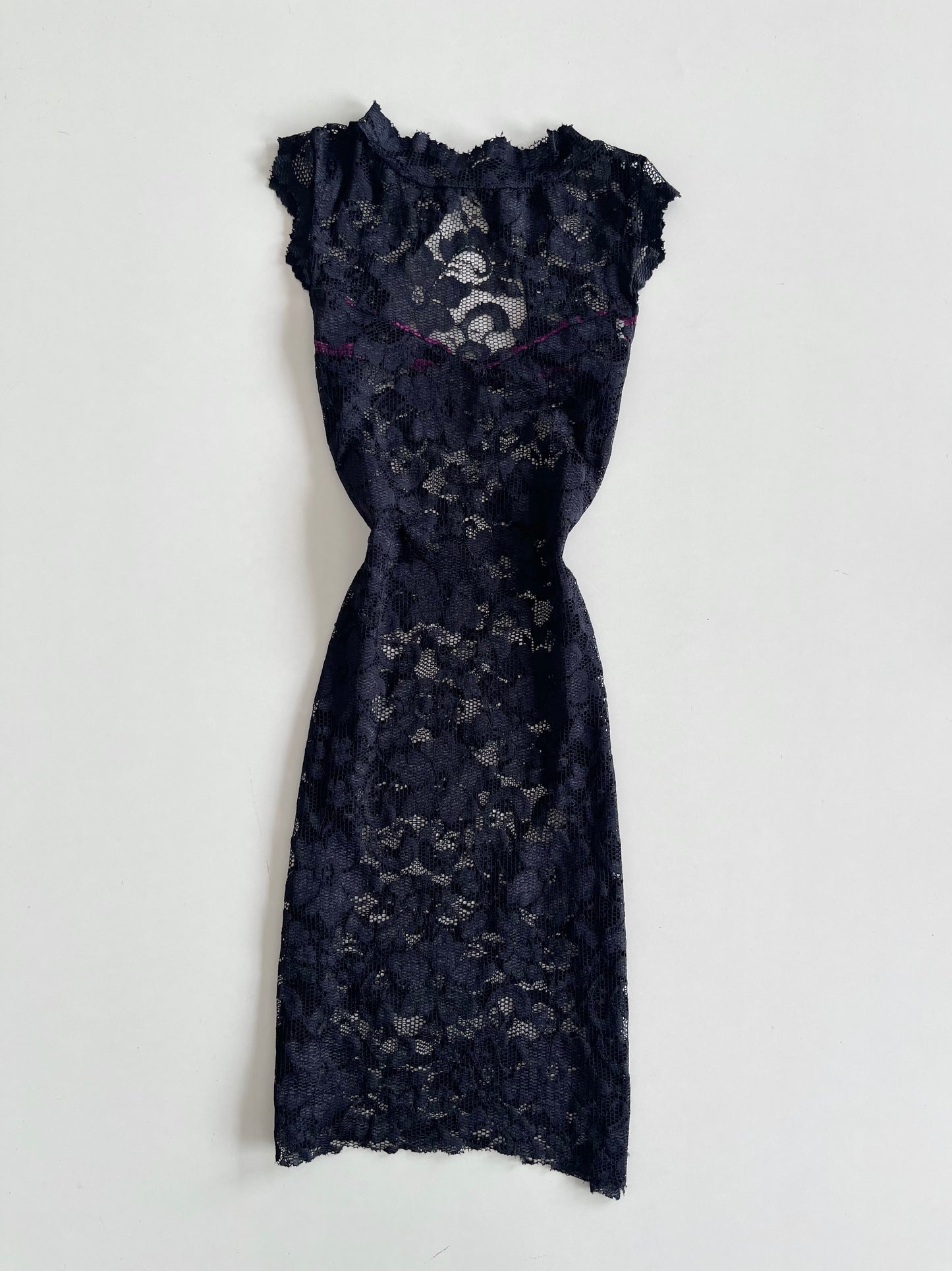 Lace Sheer Dress-Bust 28 to 30