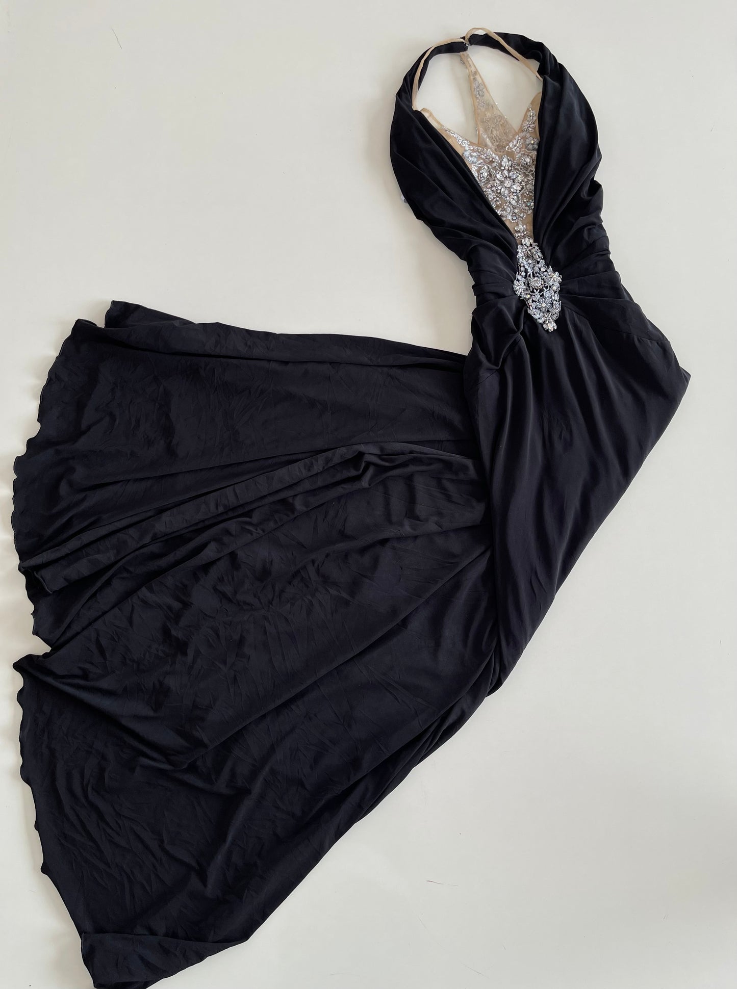 Vintage Embroidered Dress-Bust 34