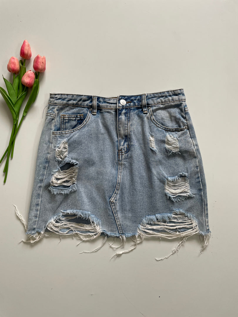 SUPRE DENIM SKIRT - WAIST 28