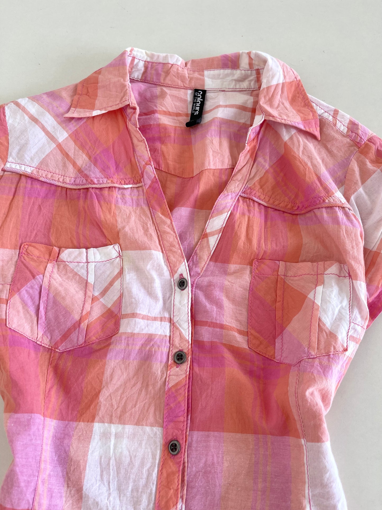 Colours Of The World 100% Cotton Shirt-Bust 42