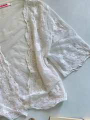 Sheer Lace Top-Bust 38 to 40