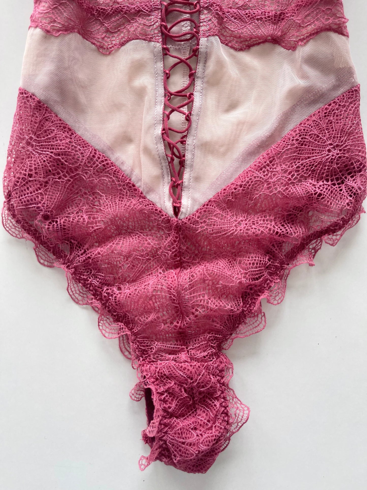 Victoria’s Secret Sheer Lacy Bodysuit-Bust 32 to 34