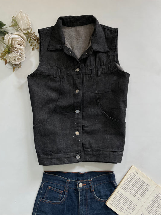 Denim Vest-Bust 42