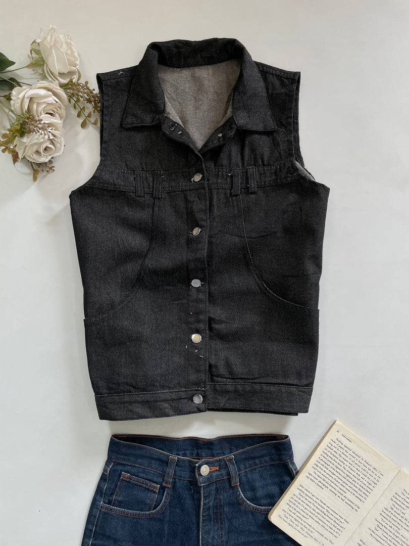 Denim Vest-Bust 42