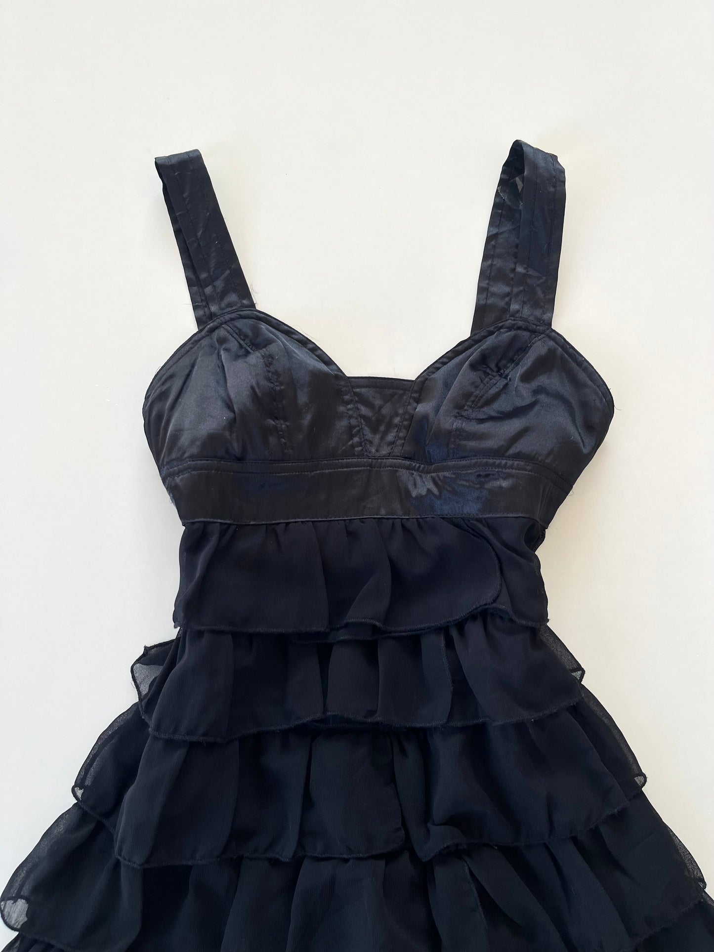 Ruffle Vintage Dress-Bust 30