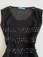 Load image into Gallery viewer, Positano Sheer Embroidered Top-Bust 42