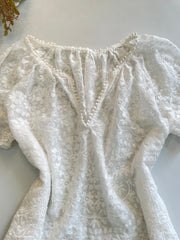 Sheer Lace Top-Bust 46