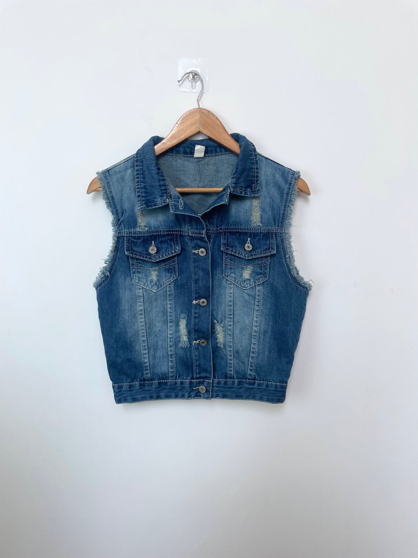 Denim Vest-Bust 38