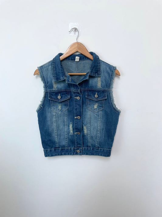 Denim Vest-Bust 38