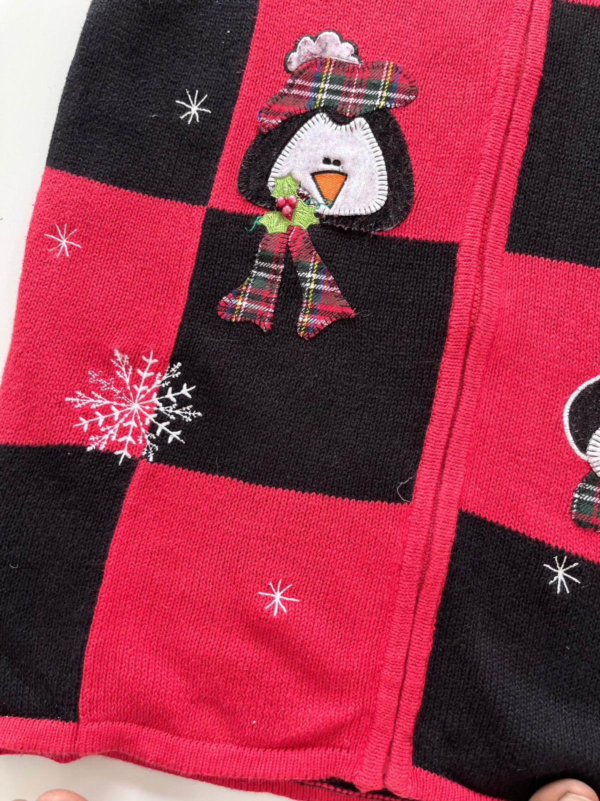 Blair Embroidered Christmas Vest Sweater-Bust 46