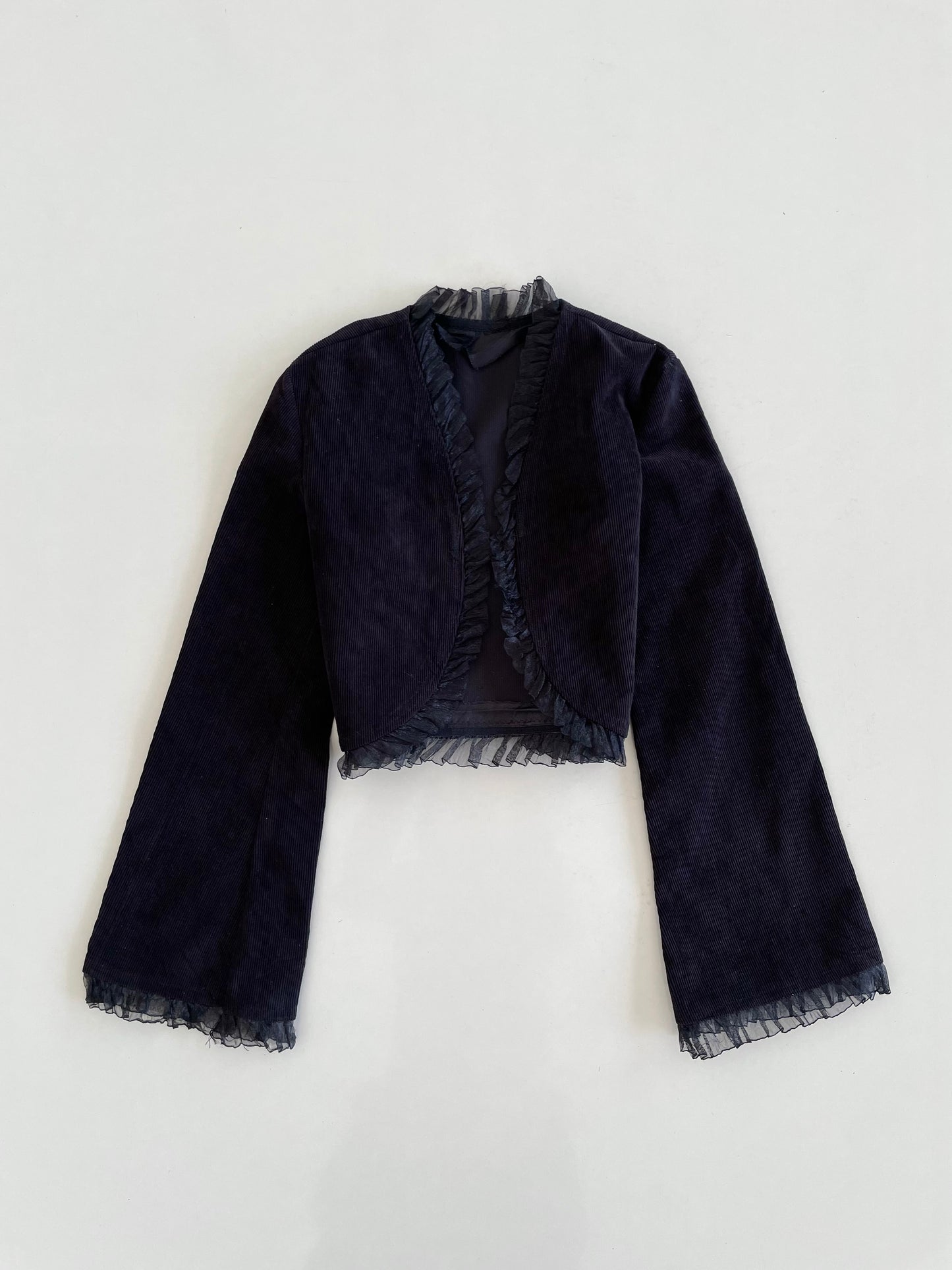 Lacy Corduroy Vintage Top-Bust 28