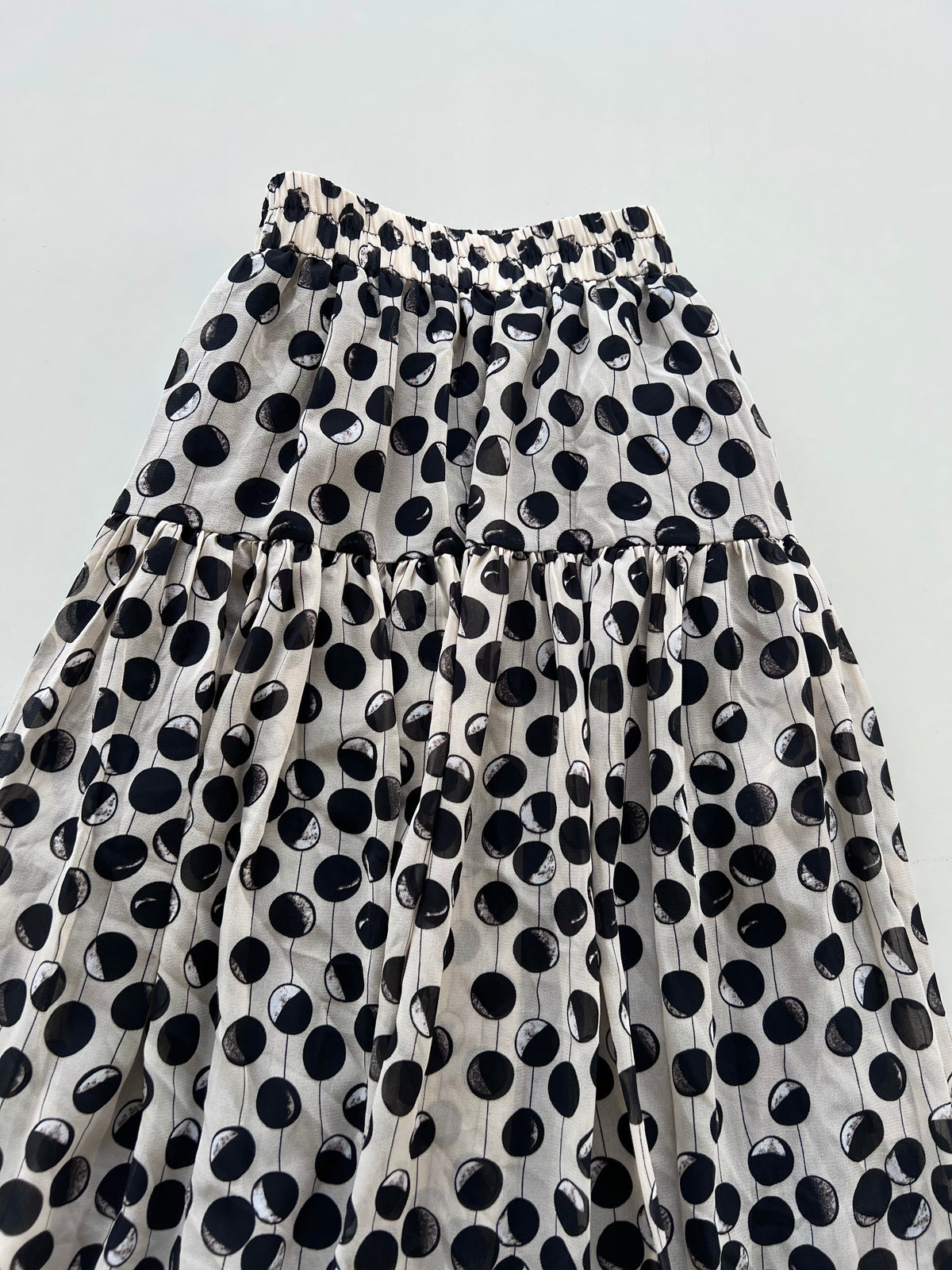 Vintage Polka Dot Skirt-Waist 26 to 32