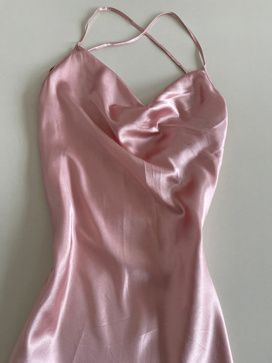 Satin Slip Dress-Bust 38
