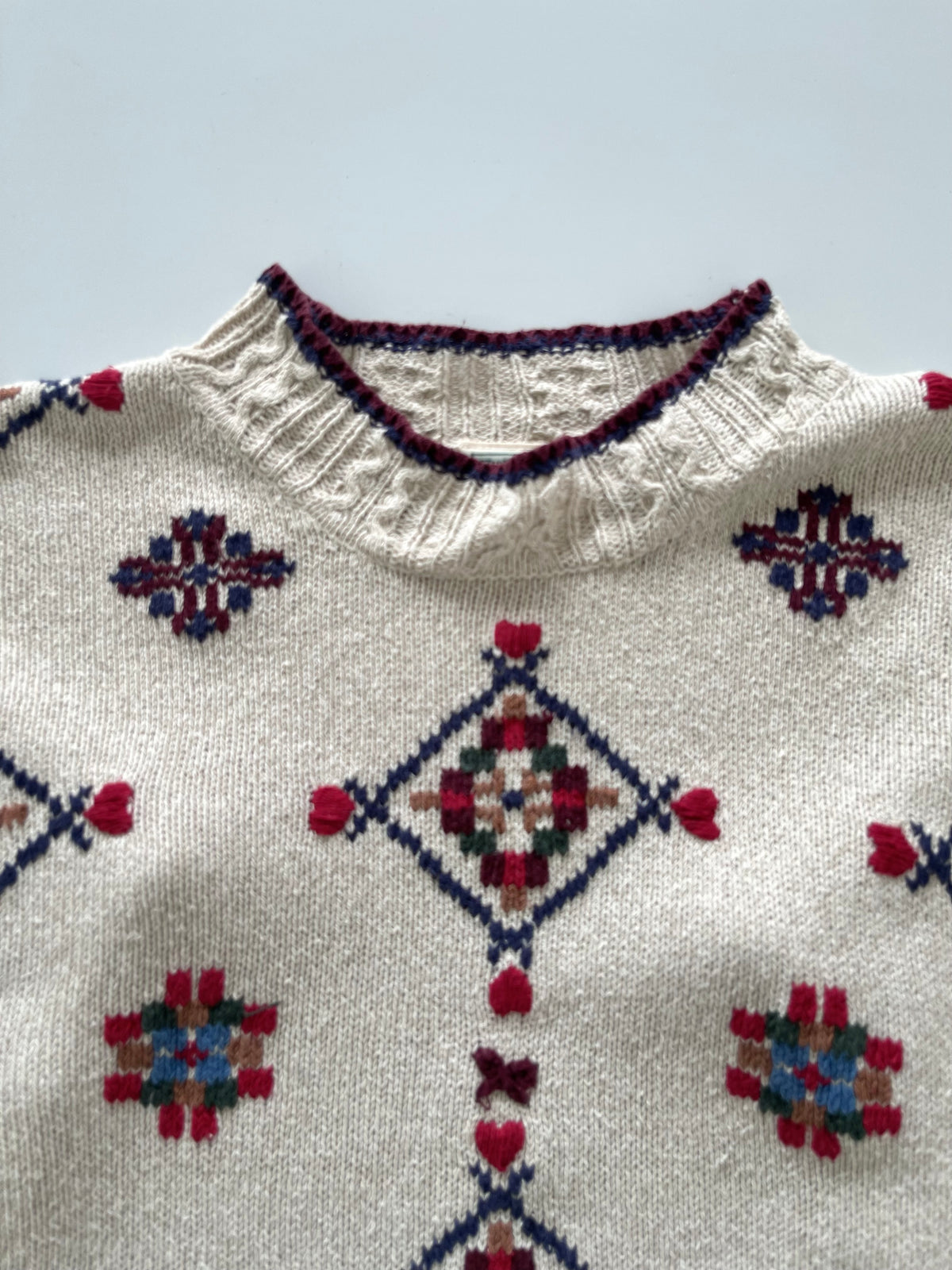 Willow Ridge Embroidered Sweater-Bust 44