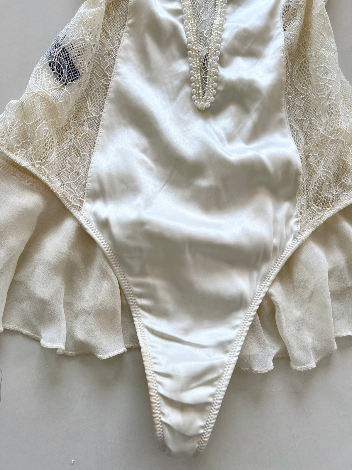 Soirée Lace Bodysuit-Bust 32