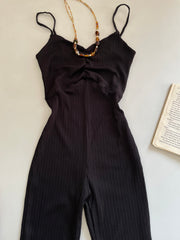 Bershka Bodyfit Flared Jumpsuit-Bust 28 to 32