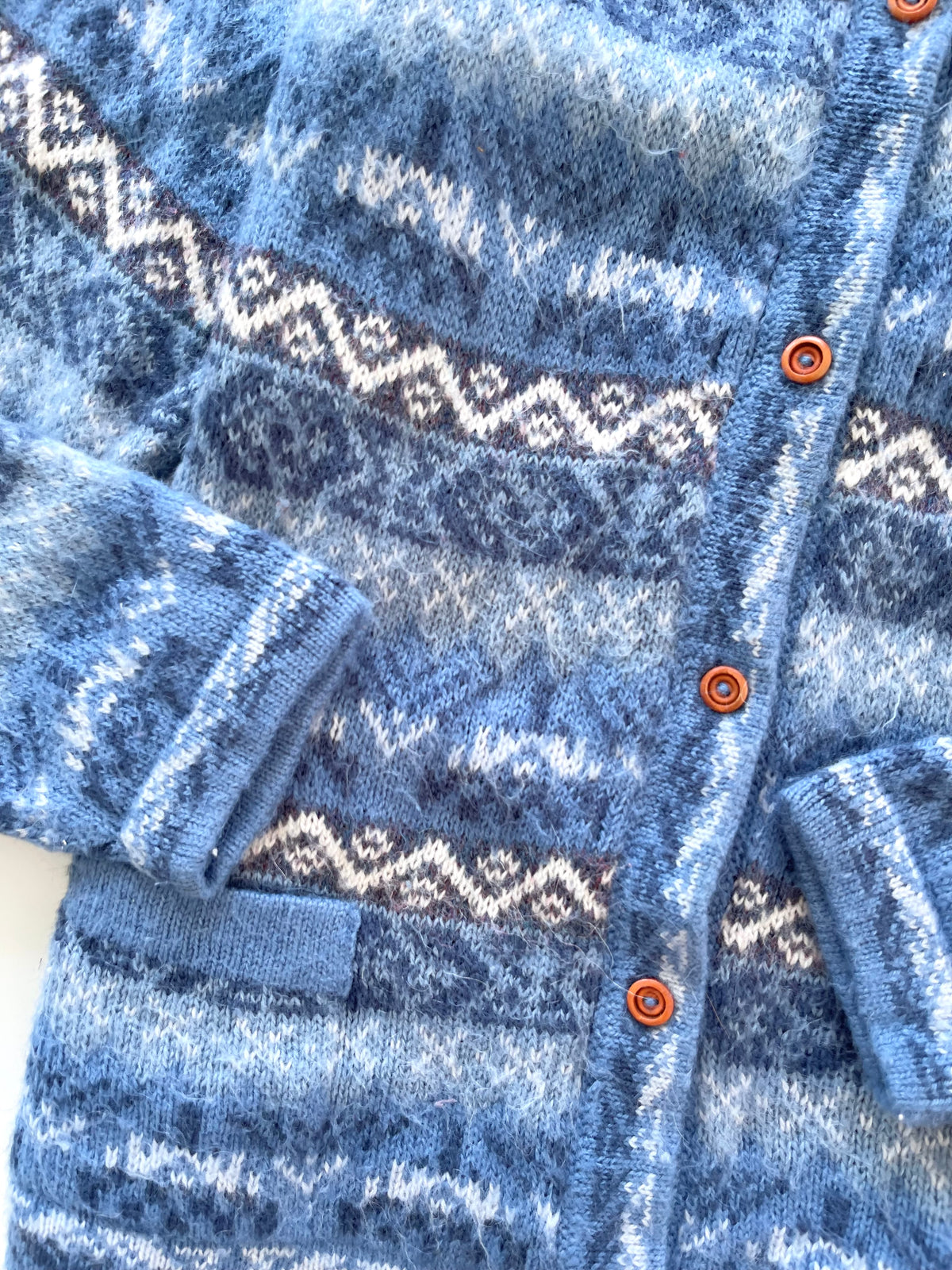 American South Side Embroidered Cardigan Sweater-Bust 40