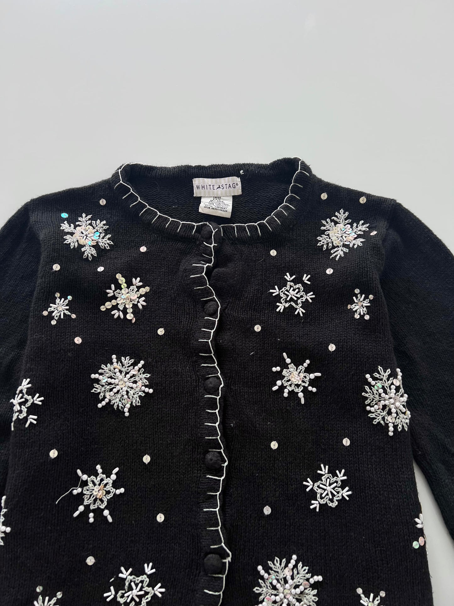 White Stag Embroidered Sweater-Bust 38